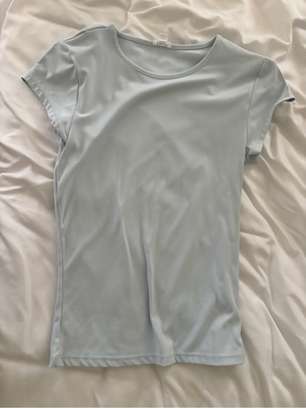 Garage Pale Blue Short Sleeve Crewneck Tee